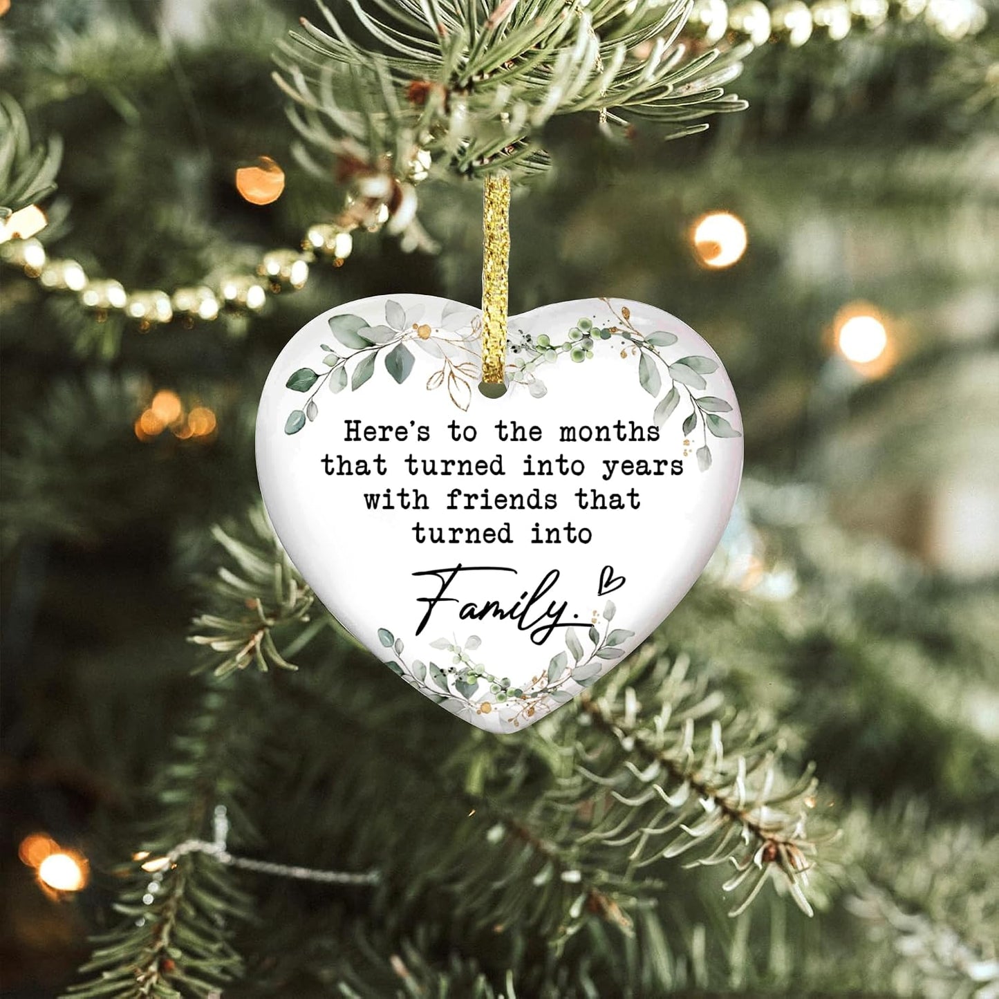 Heart-Shaped Christmas Ornament – A Meaningful Keepsake From the Heart