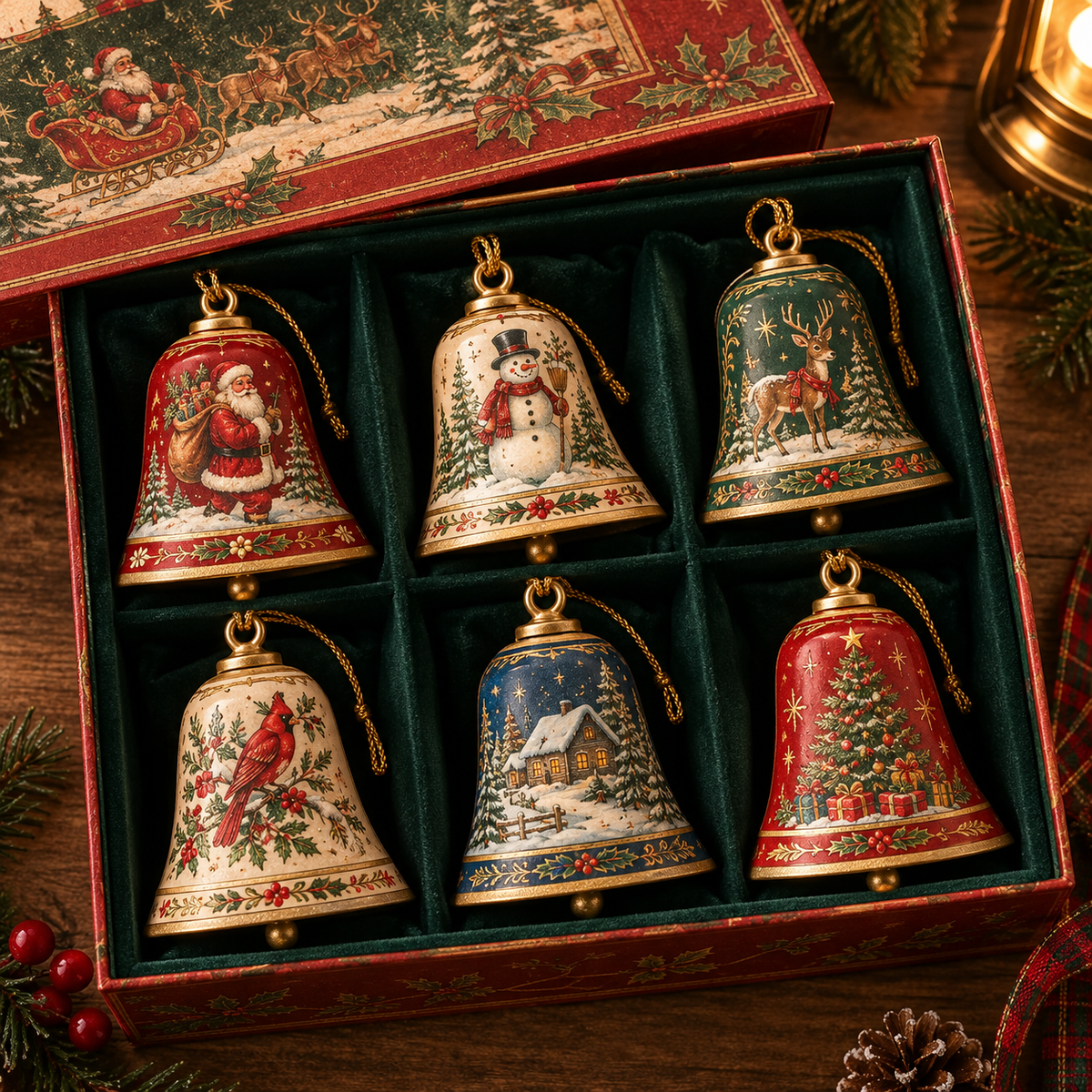 🎅 2026 Christmas Gift 50% Off--🔔Vintage Bell Ornament Collection – Festive Holiday Tree Keepsakes