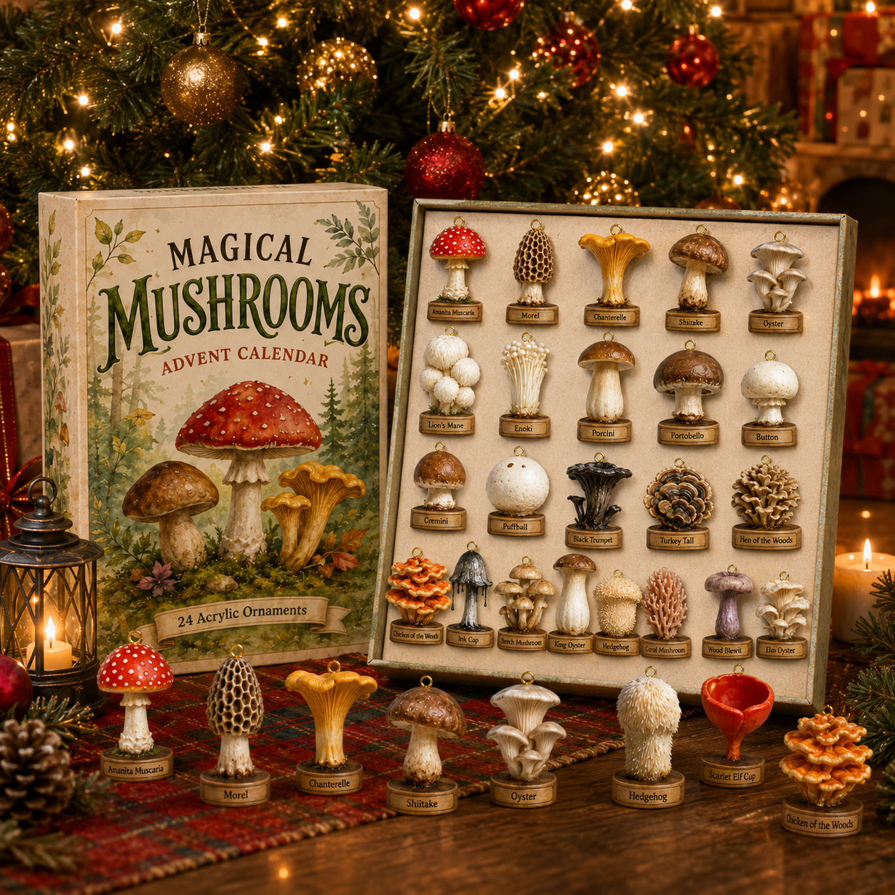 Magical Mushrooms Advent Calendar 2026 - 24-Day Festive Countdown