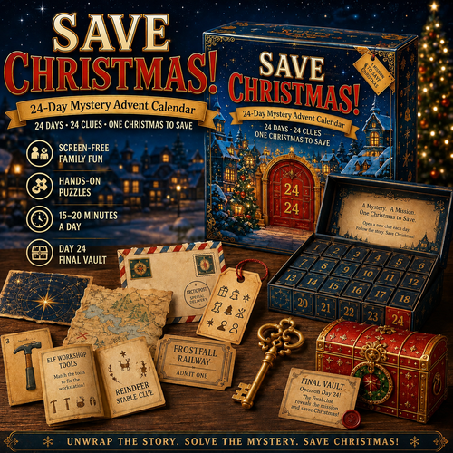 ⏳ Last Day 50% OFF – 🎁✨24-Day Mystery Adventure Advent Calendar Collection