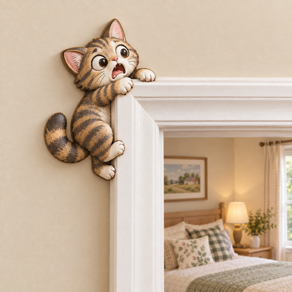 🐱🐾Adorable Kitty Door Frame Corner Decor