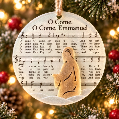 🎶 Sea Glass Christmas Hymn Ornaments