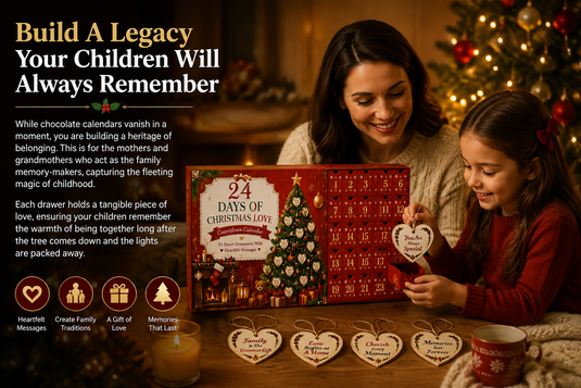 Christmas family moment with love countdown calendar