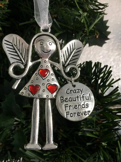 🔥New Crazy Beautiful Friends Forever - Angel Ornament