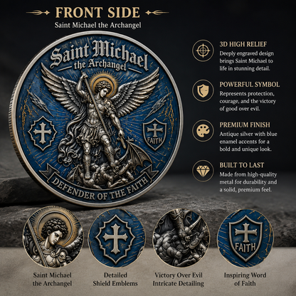 Saint Michael Archangel Challenge Coin