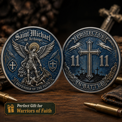 Saint Michael Archangel Challenge Coin