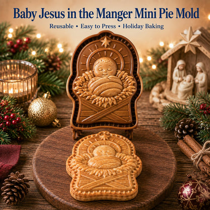 ✝️ Faith & Nativity Christmas Mini Pie Mold Collection