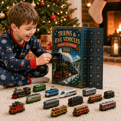 🎄 TRAINS & RAIL VEHICLES ADVENT CALENDAR 2026