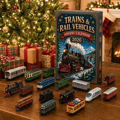 🎄 TRAINS & RAIL VEHICLES ADVENT CALENDAR 2026