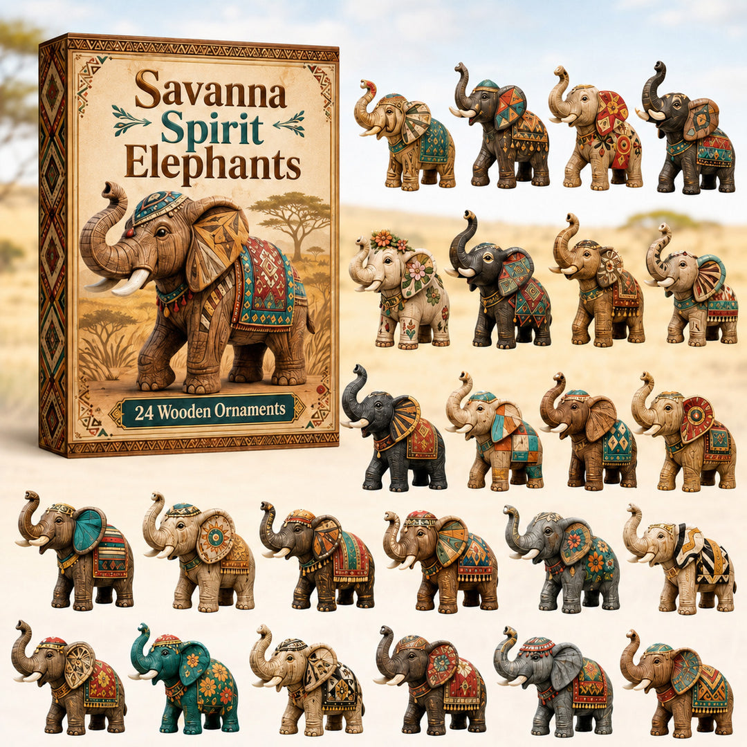 🐘 Savanna Spirit Elephants Advent Calendar