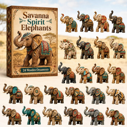 🐘 Savanna Spirit Elephants Advent Calendar
