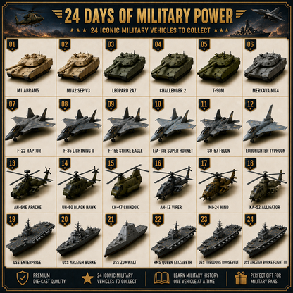 🎄 ✈️24 DAYS. 24 MILITARY SURPRISES.🪖