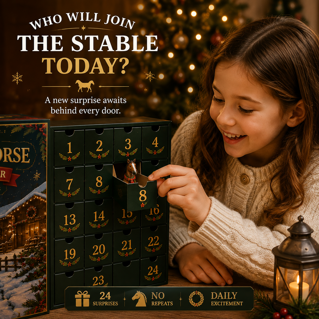 🐴 Christmas Horse Advent Calendar--24 Days of Horse Friends & Holiday Memories 🎄