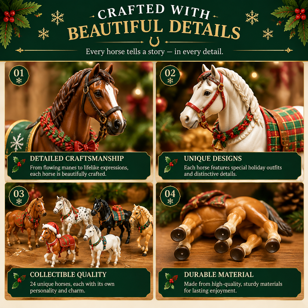 🐴 Christmas Horse Advent Calendar--24 Days of Horse Friends & Holiday Memories 🎄
