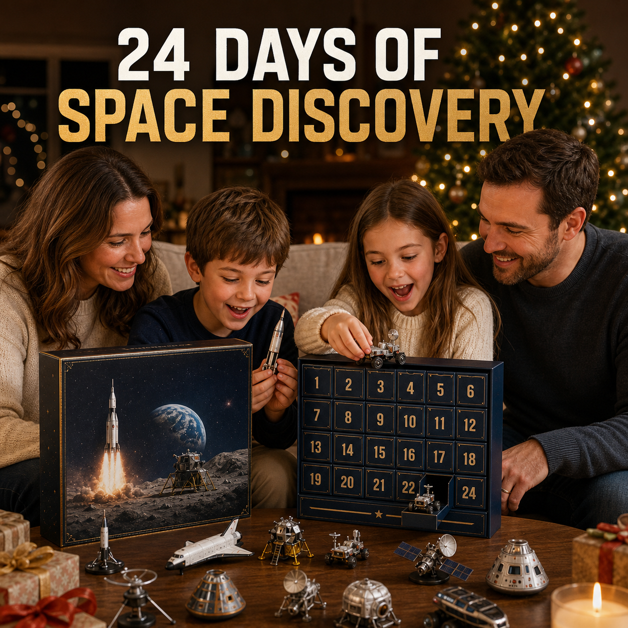 2026 Space Exploration Legends Advent Calendar – 24 Days of Space Missions, 24 Collectible Surprises