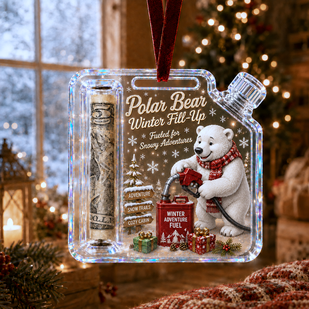🔥Last 100pcs✨-🎄Christmas Fuel-Up Cash Gift Ornament