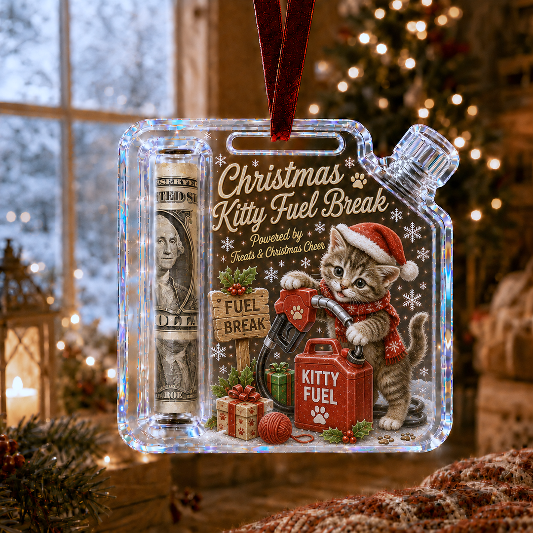 🔥Last 100pcs✨-🎄Christmas Fuel-Up Cash Gift Ornament
