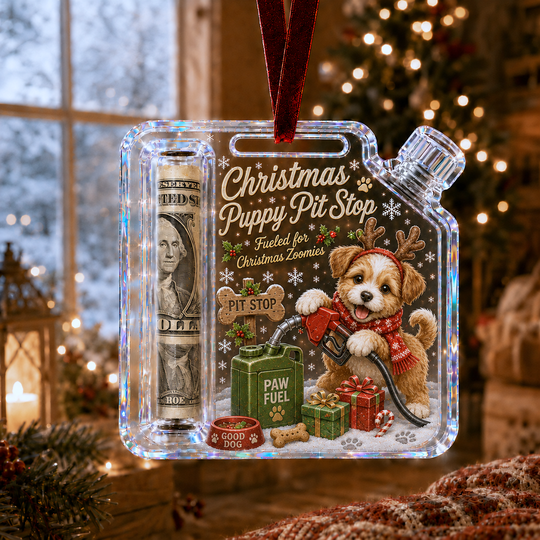 🔥Last 100pcs✨-🎄Christmas Fuel-Up Cash Gift Ornament