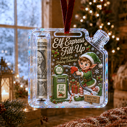 🔥Last 100pcs✨-🎄Christmas Fuel-Up Cash Gift Ornament