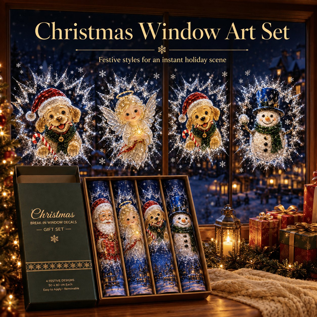 ❄️🎅Christmas Window Decals