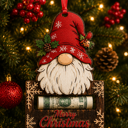 💵✨ Christmas Cash Gift Ornament