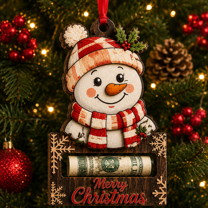💵✨ Christmas Cash Gift Ornament