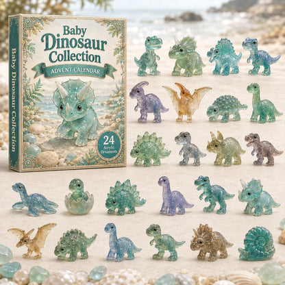 24 Days Prehistoric Advent Calendar 2026 - Dinosaur Toy Surprise Christmas Countdown Collection