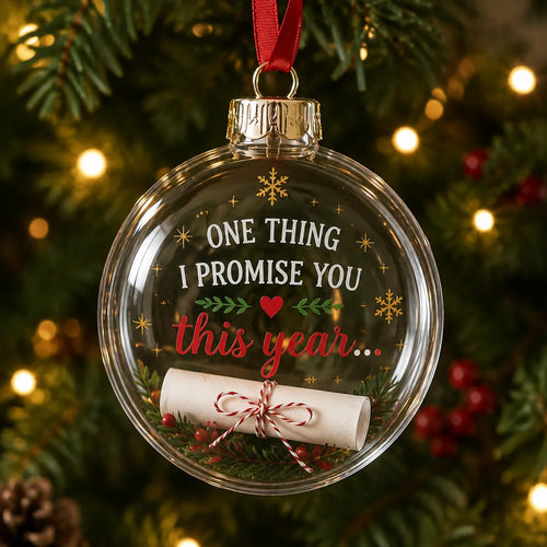 🎁❤️Personalized Message Christmas Ornament – A Little Note From the Heart✍️🎄