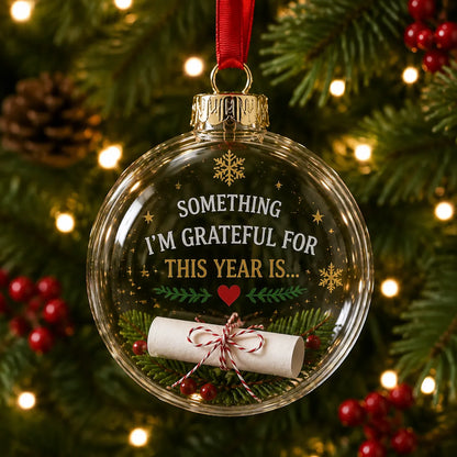 🎁❤️Personalized Message Christmas Ornament – A Little Note From the Heart✍️🎄