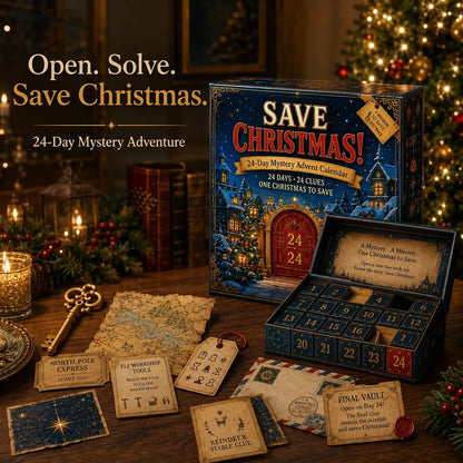 ⏳ Last Day 50% OFF – 🎁✨24-Day Mystery Adventure Advent Calendar Collection