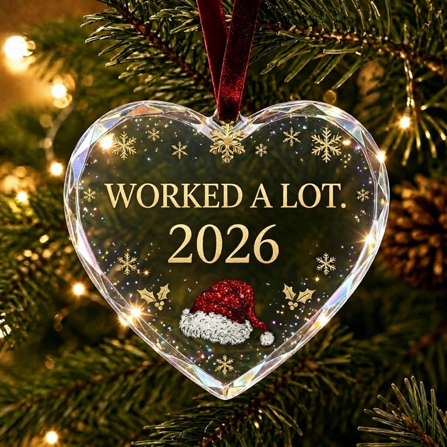🎄 Fun Heart Christmas Ornaments — Hang Some Attitude On Your Tree 💅