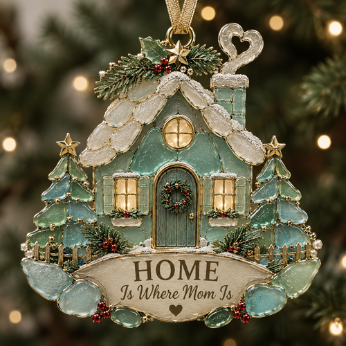 🎄 Sea Glass Family Ornament Collection