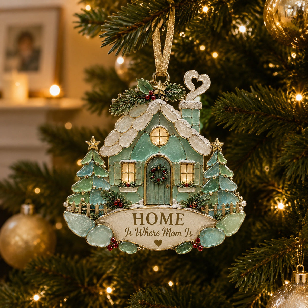 🎄 Sea Glass Family Ornament Collection