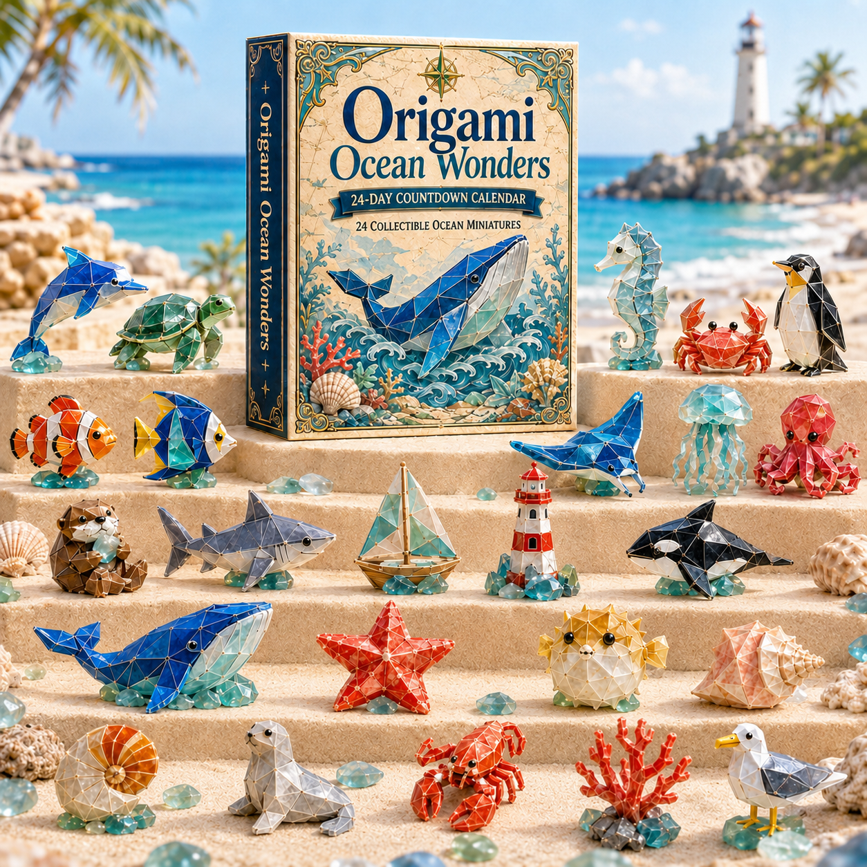 Origami Ocean Wonders 24-Day Countdown Calendar 2026