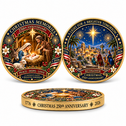 🎄 Christmas 250th Anniversary Collectible Coin