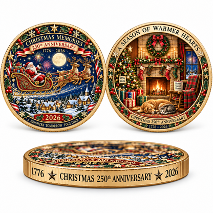 🎄 Christmas 250th Anniversary Collectible Coin
