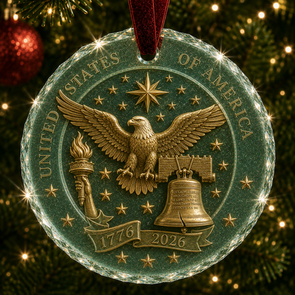 🎄2026 America 250th Anniversary Christmas Ornament