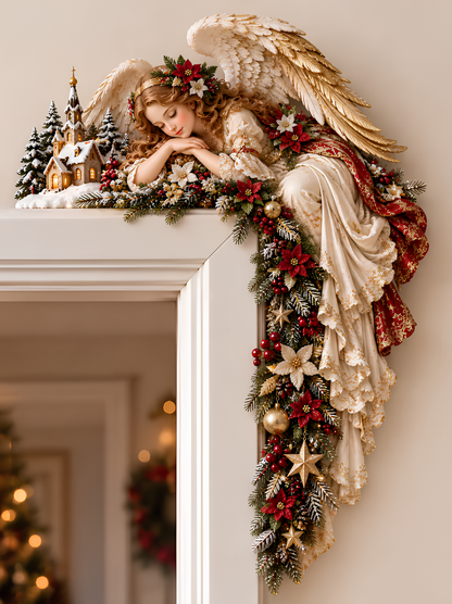 👼 Christmas Angel Door Frame Decoration
