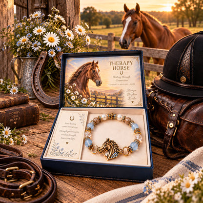 🐴 Therapy Horse Healing Bracelet
