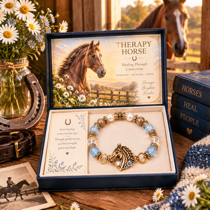 🐴 Therapy Horse Healing Bracelet