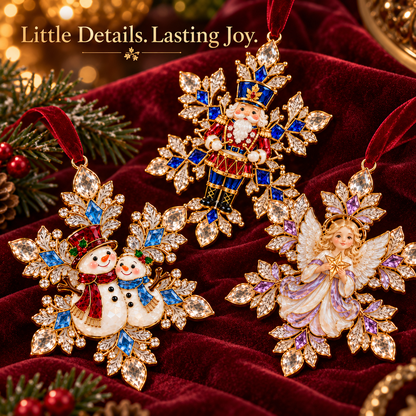 🎄✨Christmas Magic Snowflake Ornaments