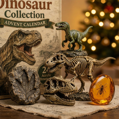 The Paleontologist's Dinosaur Collection Advent Calendar - 24 Days Prehistoric Holiday Countdown Kit 🦖🦴