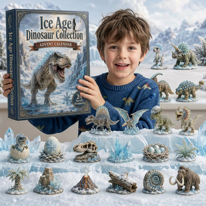 24 Days Prehistoric Advent Calendar 2026 - Dinosaur Toy Surprise Christmas Countdown Collection