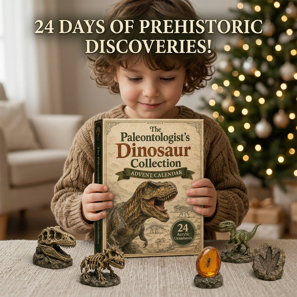 The Paleontologist's Dinosaur Collection Advent Calendar - 24 Days Prehistoric Holiday Countdown Kit 🦖🦴