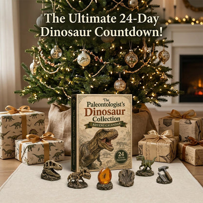 The Paleontologist's Dinosaur Collection Advent Calendar - 24 Days Prehistoric Holiday Countdown Kit 🦖🦴