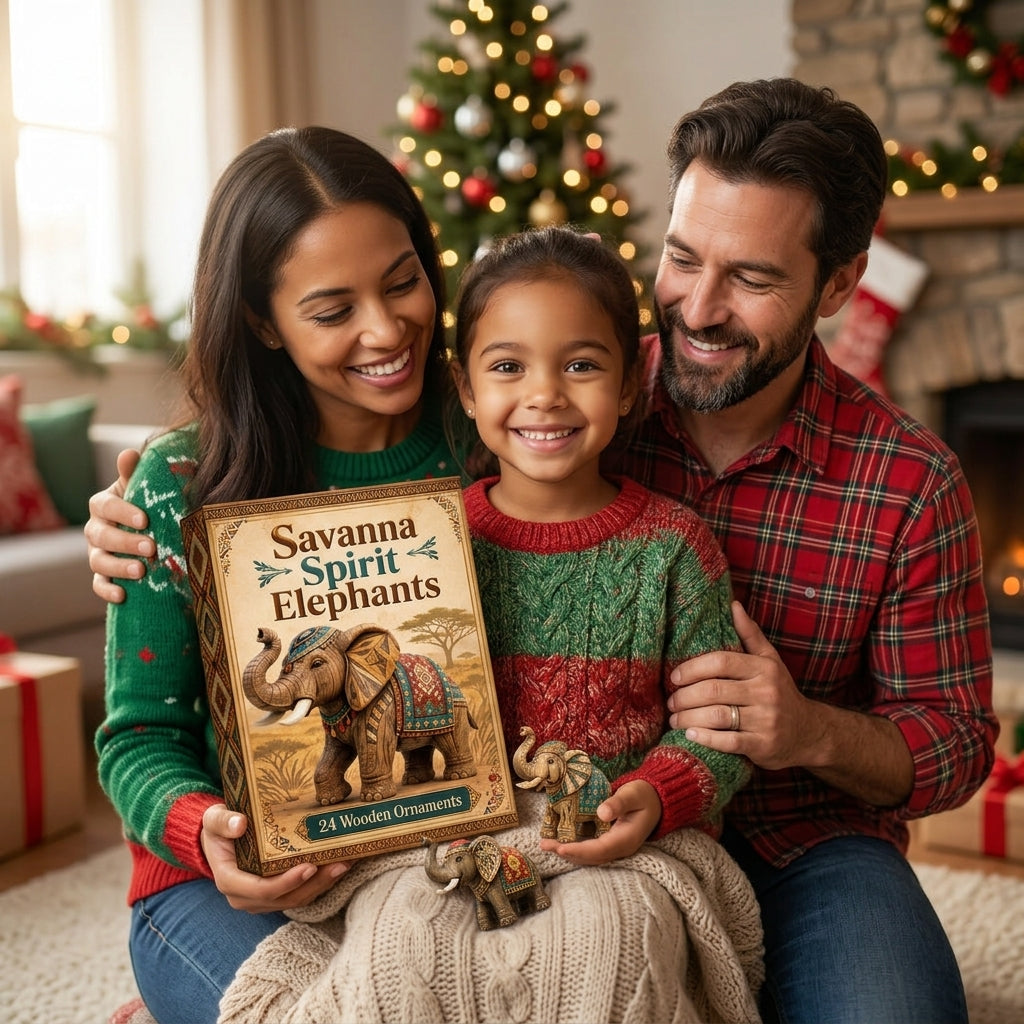 🐘 Savanna Spirit Elephants Advent Calendar