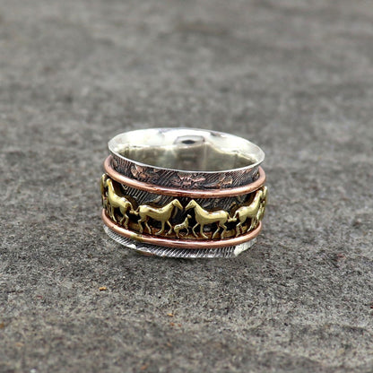 🔥Hot Sale-49% OFF — 🐎Horse Spinner Ring（Buy 2 Free Shipping）