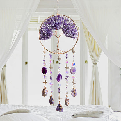 🔥Tree of Life Crystal Suncatcher Wind Chime