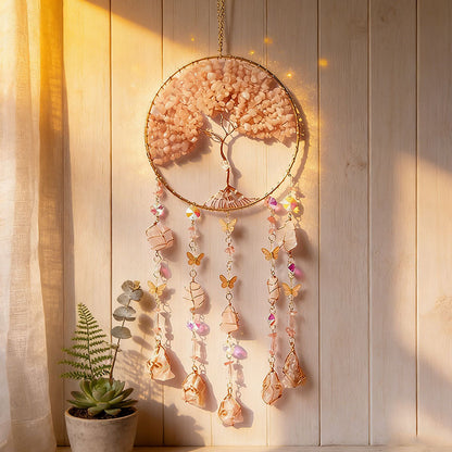 🔥Tree of Life Crystal Suncatcher Wind Chime