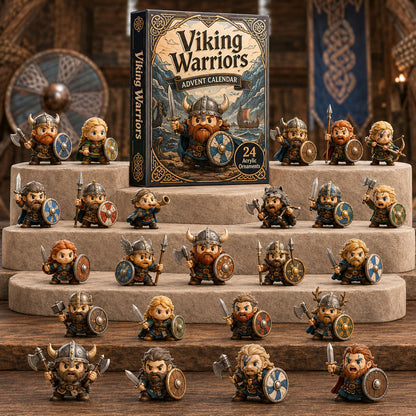 Viking Warriors Advent Calendar 2026 - 24-Day Festive Countdown, Acrylic Charms Blind Box